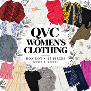 QVC women’s clothing box lot NWOT-L-000185, 25 pieces