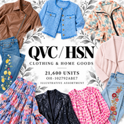 QVC OH-102792ABE7; 21,600 supplier units; editorial illustrative assortment