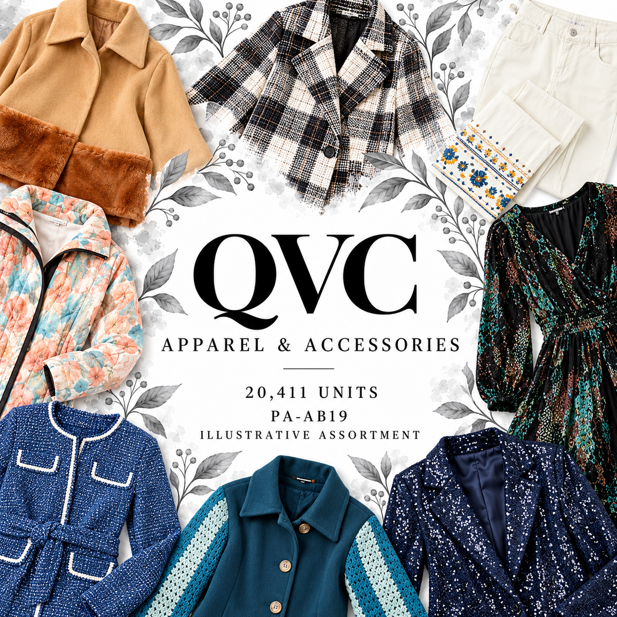 QVC PA-AB19; 20,411 supplier units; editorial illustrative assortment