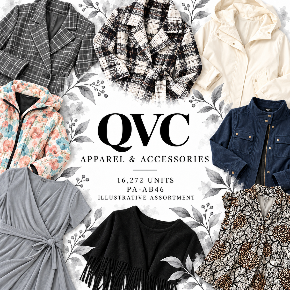 QVC PA-AB46; 16,272 supplier units; editorial illustrative assortment