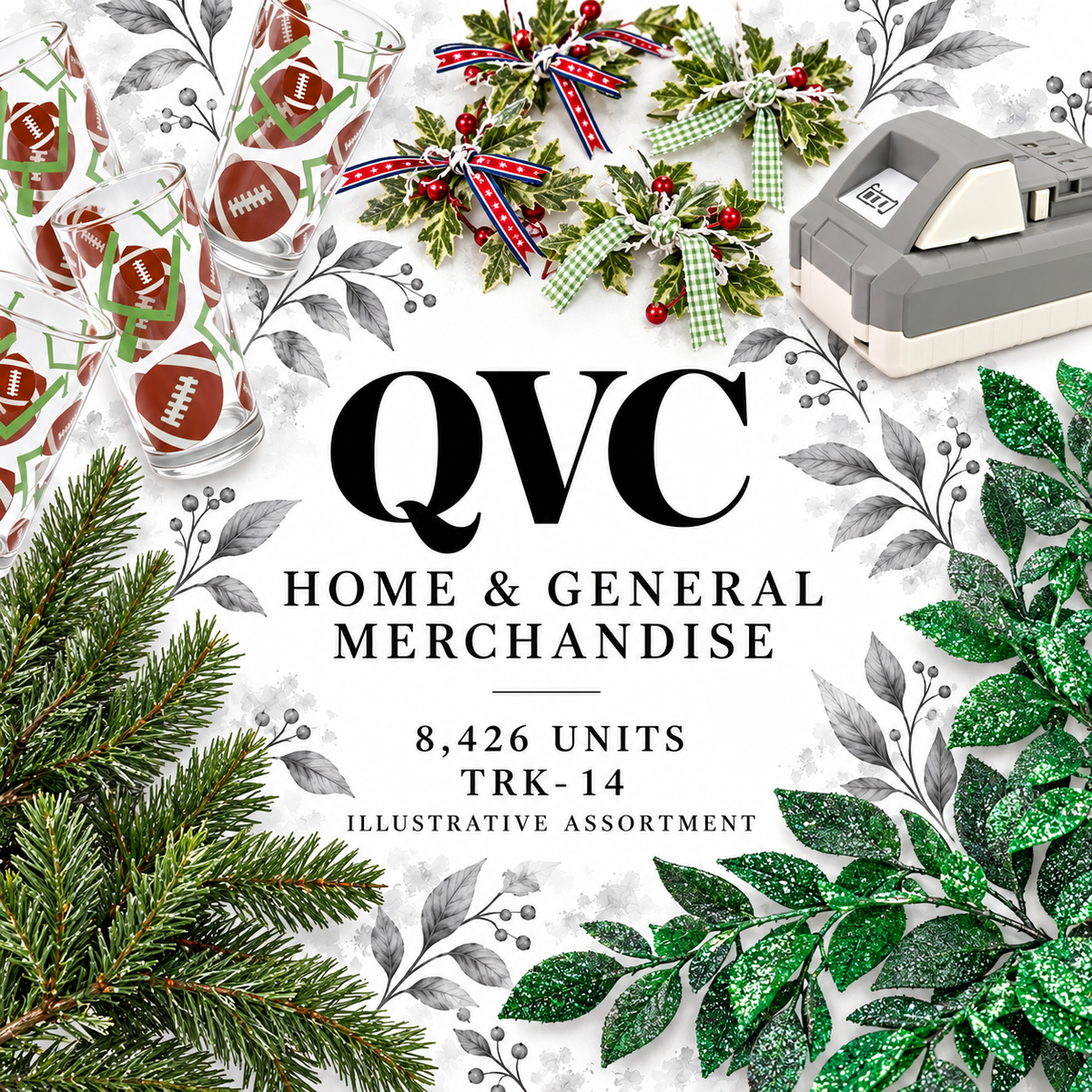 QVC TRK-14; 8,426 supplier units; editorial illustrative assortment