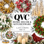 QVC TRK-15; 1,374 supplier units; editorial illustrative assortment