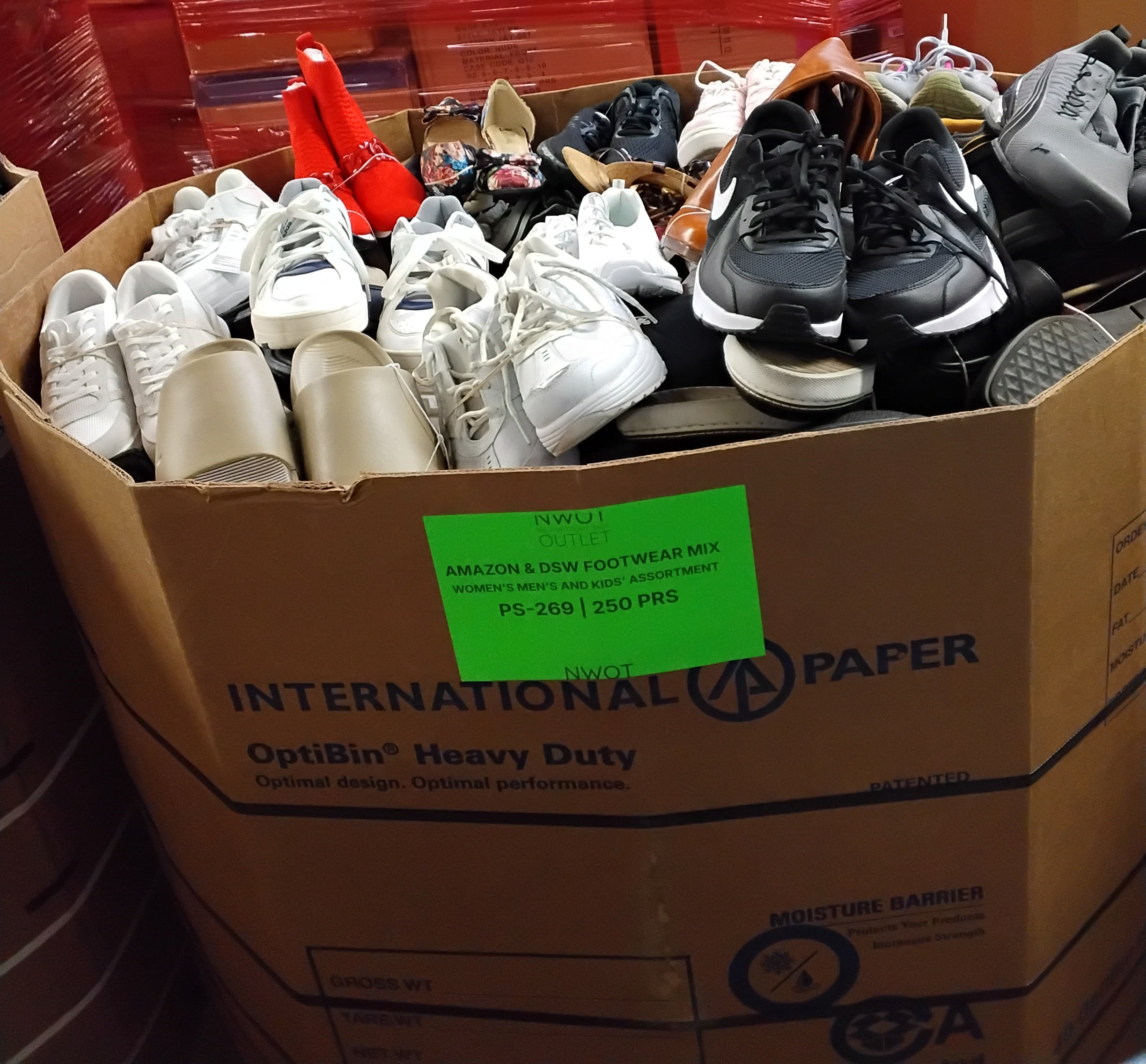 Assorted Men's, Women's & Kid's Footwear | Returns | 250 Pairs | Pallet #PS-269