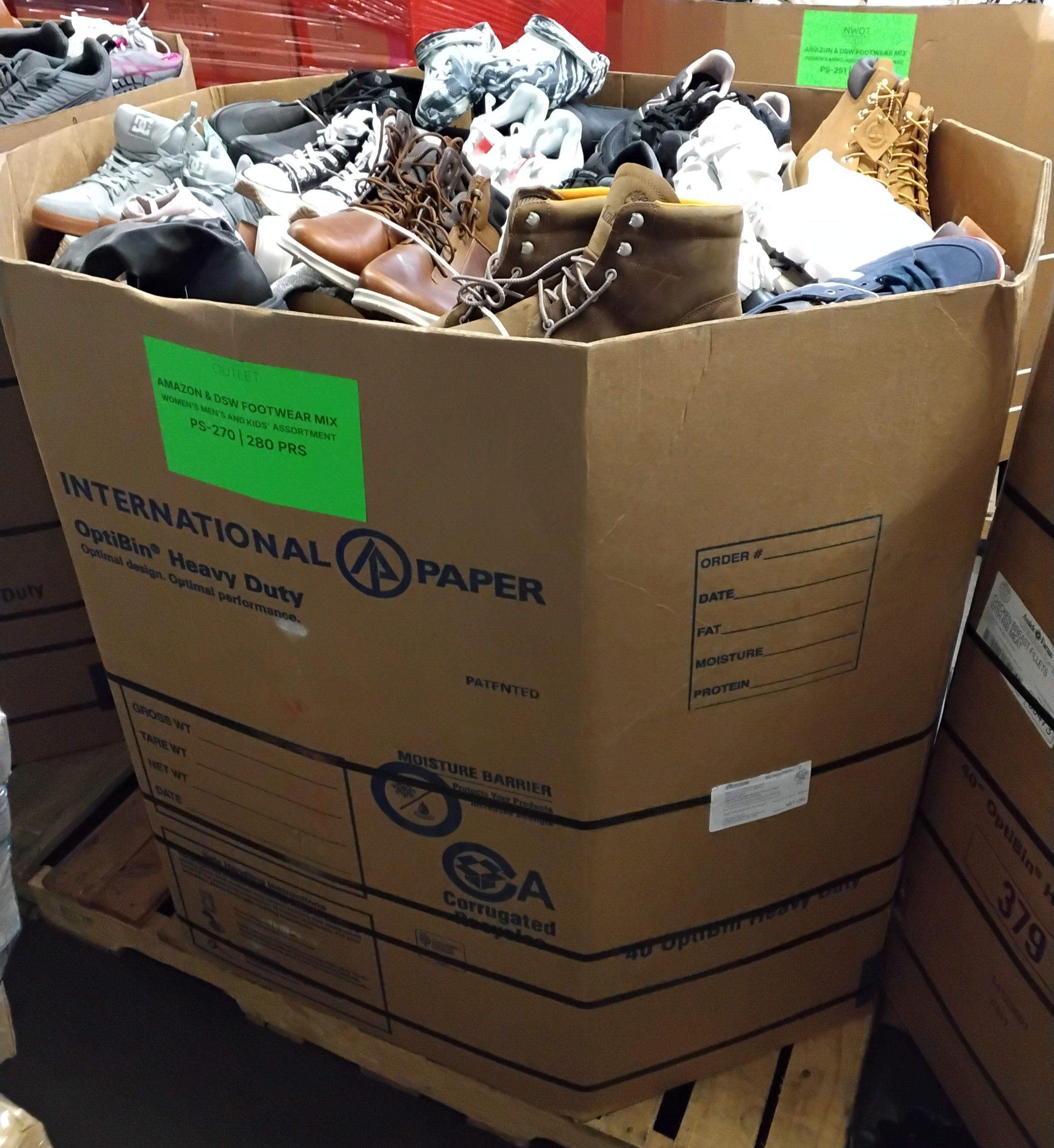 Assorted Men's, Women's & Kid's Footwear | Returns | 280 Pairs | Pallet #PS-270