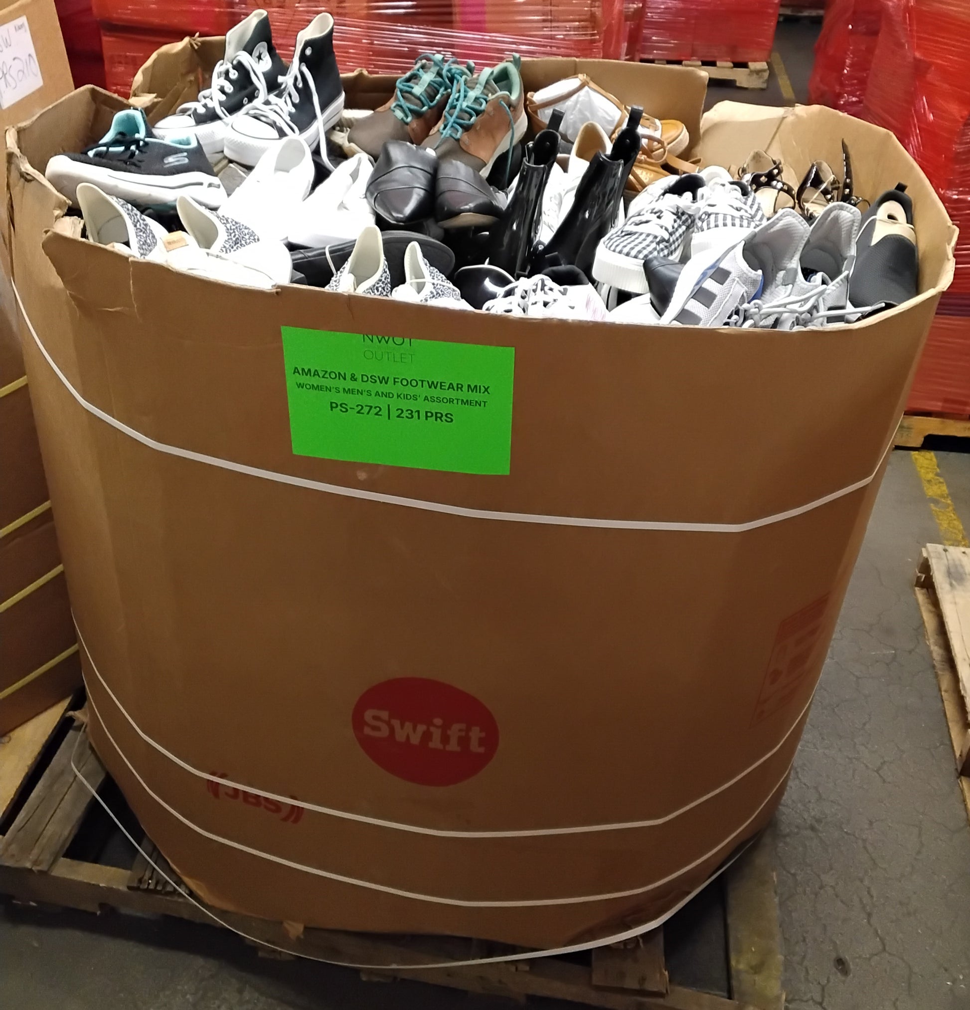 Amazon & DSW Footwear Mix | Assorted Men's, Women's & Kid's Footwear | Returns | 231 Pairs | Pallet #PS-272