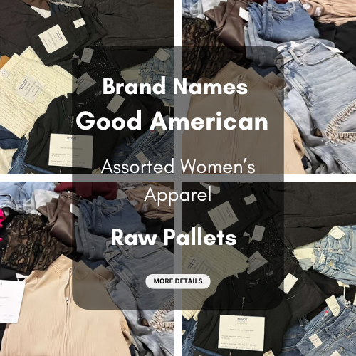 Brand Names | Good American | Assorted Women's Apparel | ~600 Pieces | Raw Pallets
