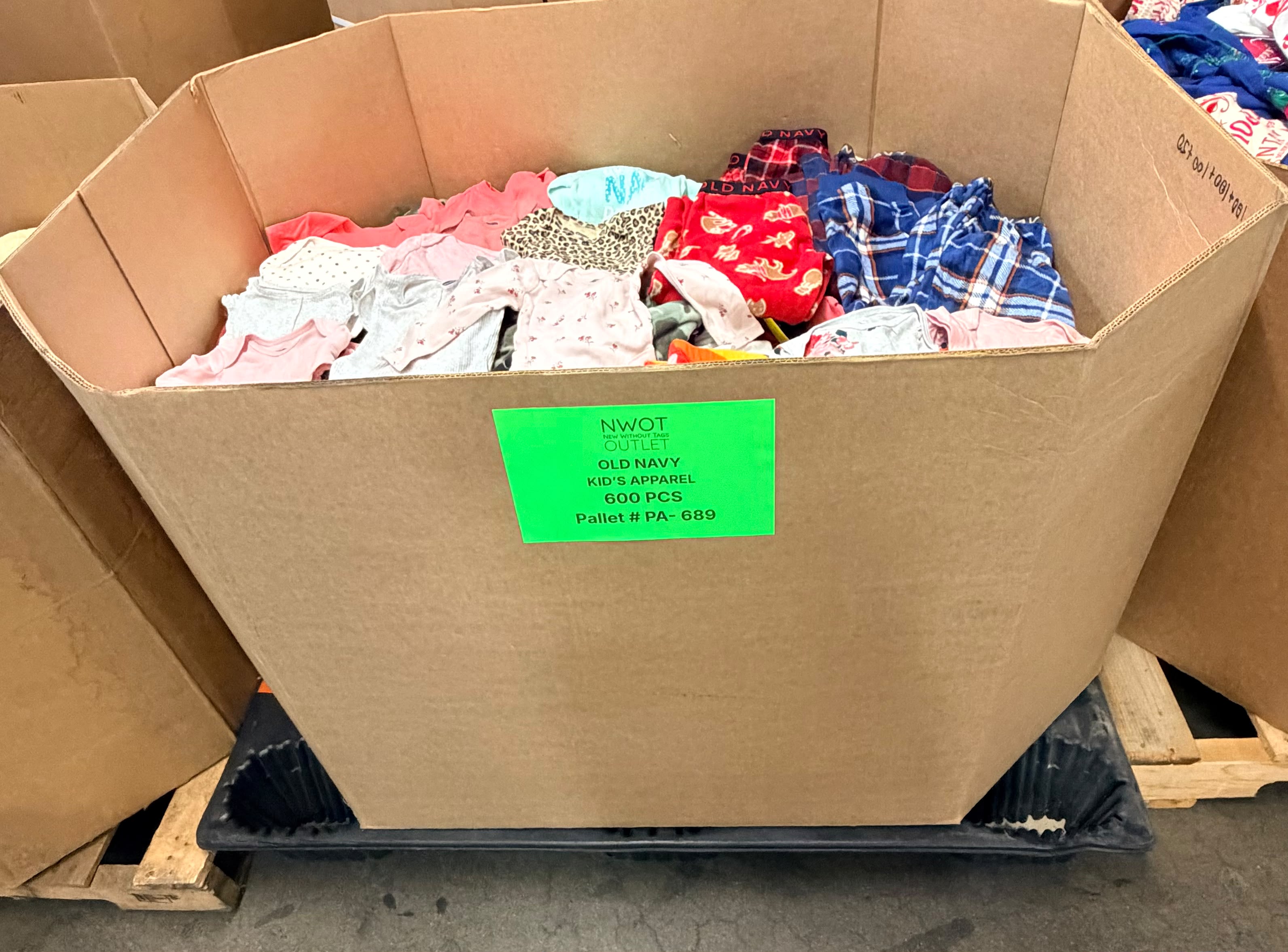 OLD NAVY KID'S APPAREL | Assorted Kid's Apparel | NWT | 600 Pieces | Pallet #PA-689