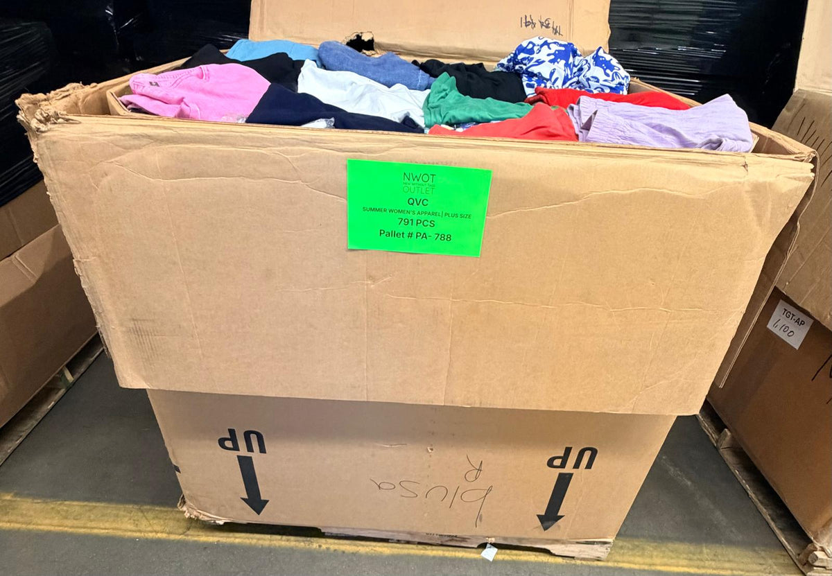 QVC | Assorted Women's Apparel | NWT | 791 Pieces | Pallet #PA-788