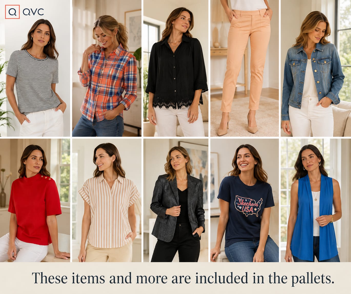 QVC APPAREL TRUCKLOAD #9 | Assorted Women's Apparel | NWT | 7557 (26 pallets) Pieces | Pallet #PA-694