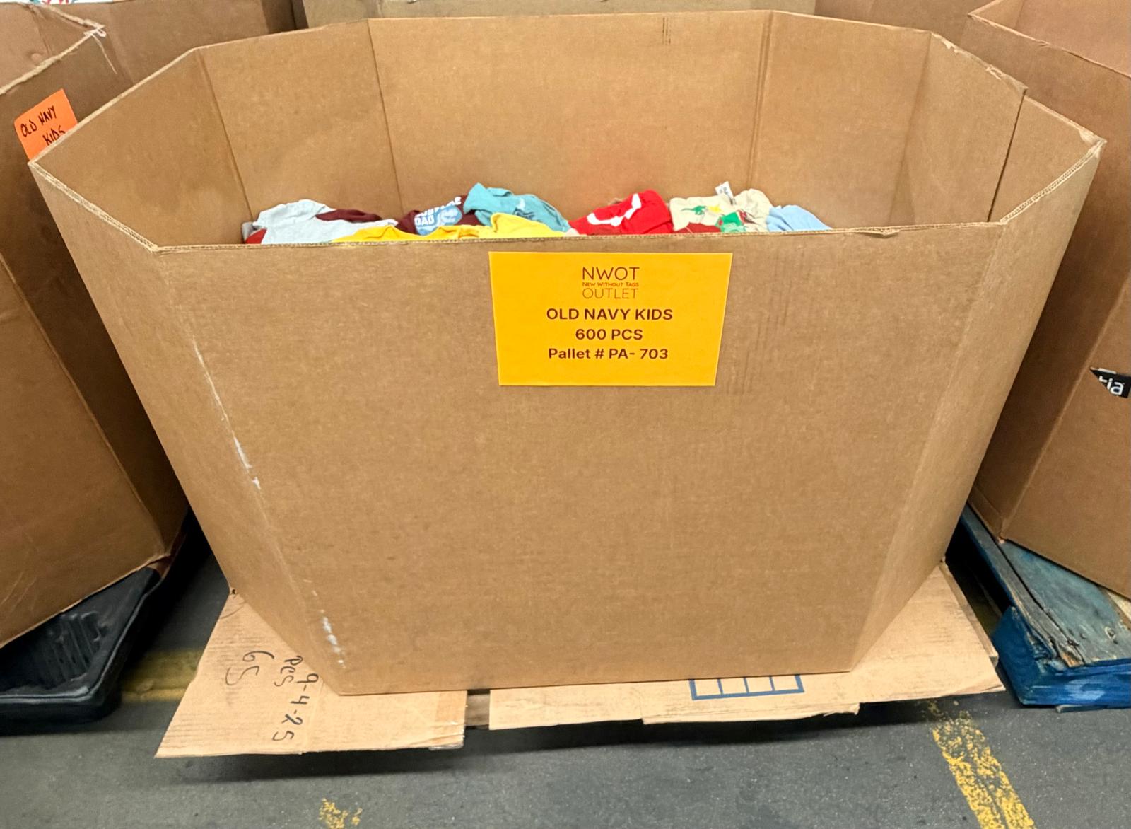 OLD NAVY KIDS | Assorted Kid's Apparel | NWT | 600 Pieces | Pallet #PA-703