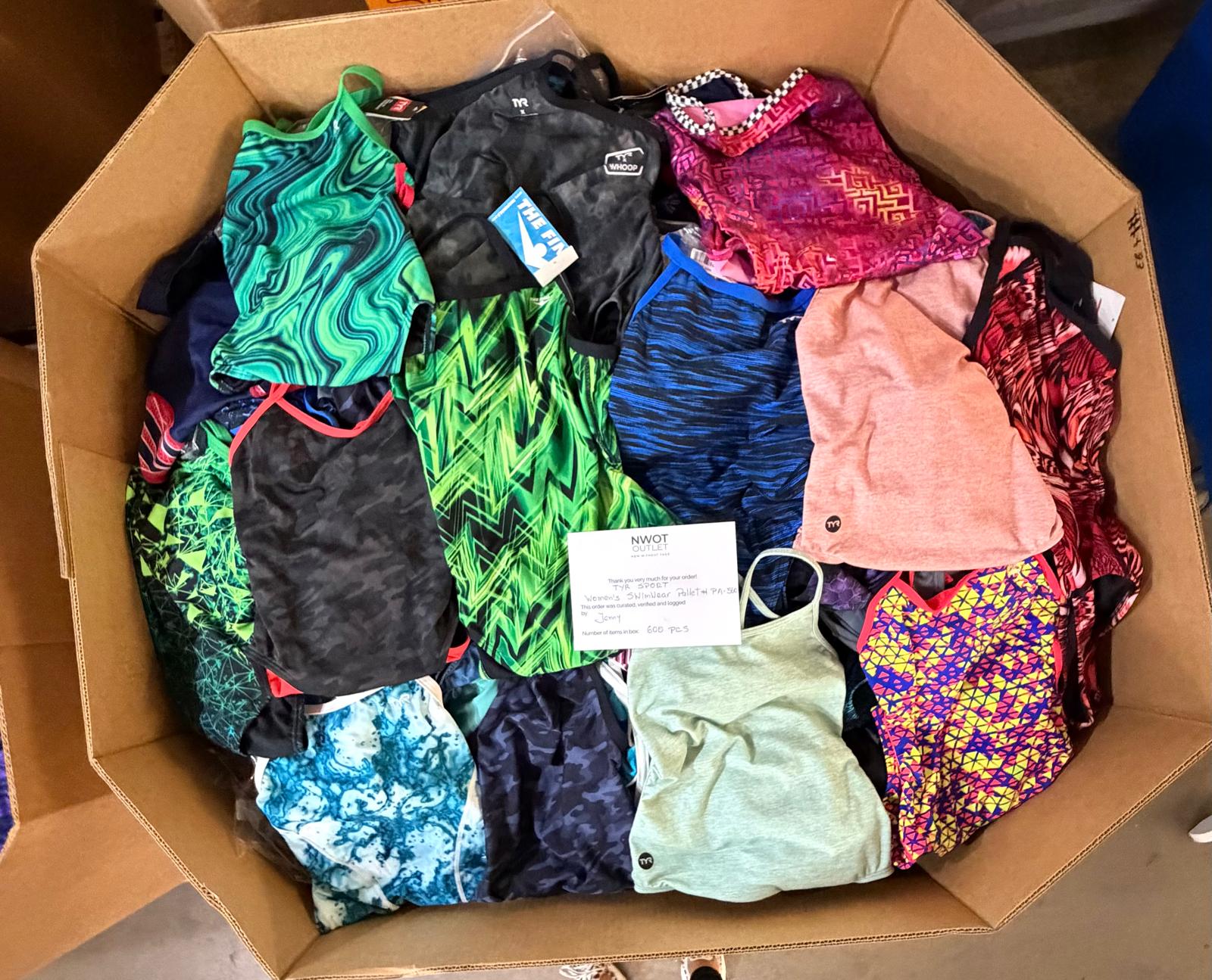 TYR SPORT WOMEN'S  SWIMWEAR | Assorted Women's Apparel | NWT | 600 Pieces | Pallet #PA-560
