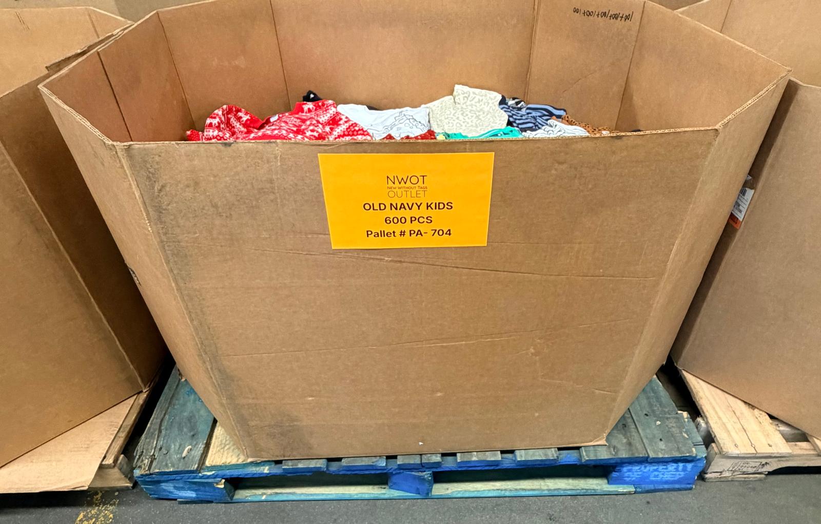 Old Navy Kids | Assorted Kid's Apparel | NWT | 600 Pieces | Pallet #PA-704