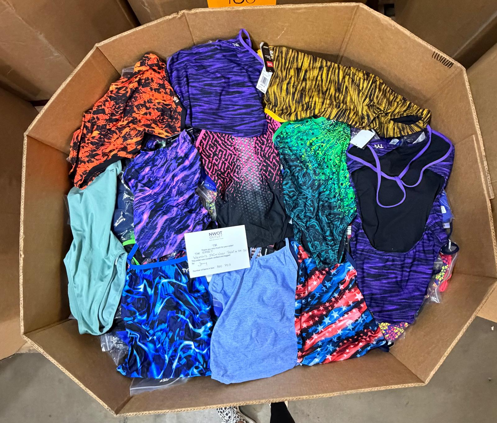 TYR SPORT WOMEN'S SWIMWEAR | Assorted Women's Apparel | NWT | 600 Pieces | Pallet #PA-562