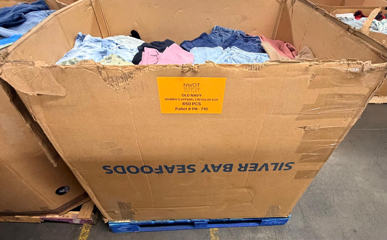 Old Navy | Assorted Women's Apparel | NWT | 650 Pieces | Pallet #PA-710