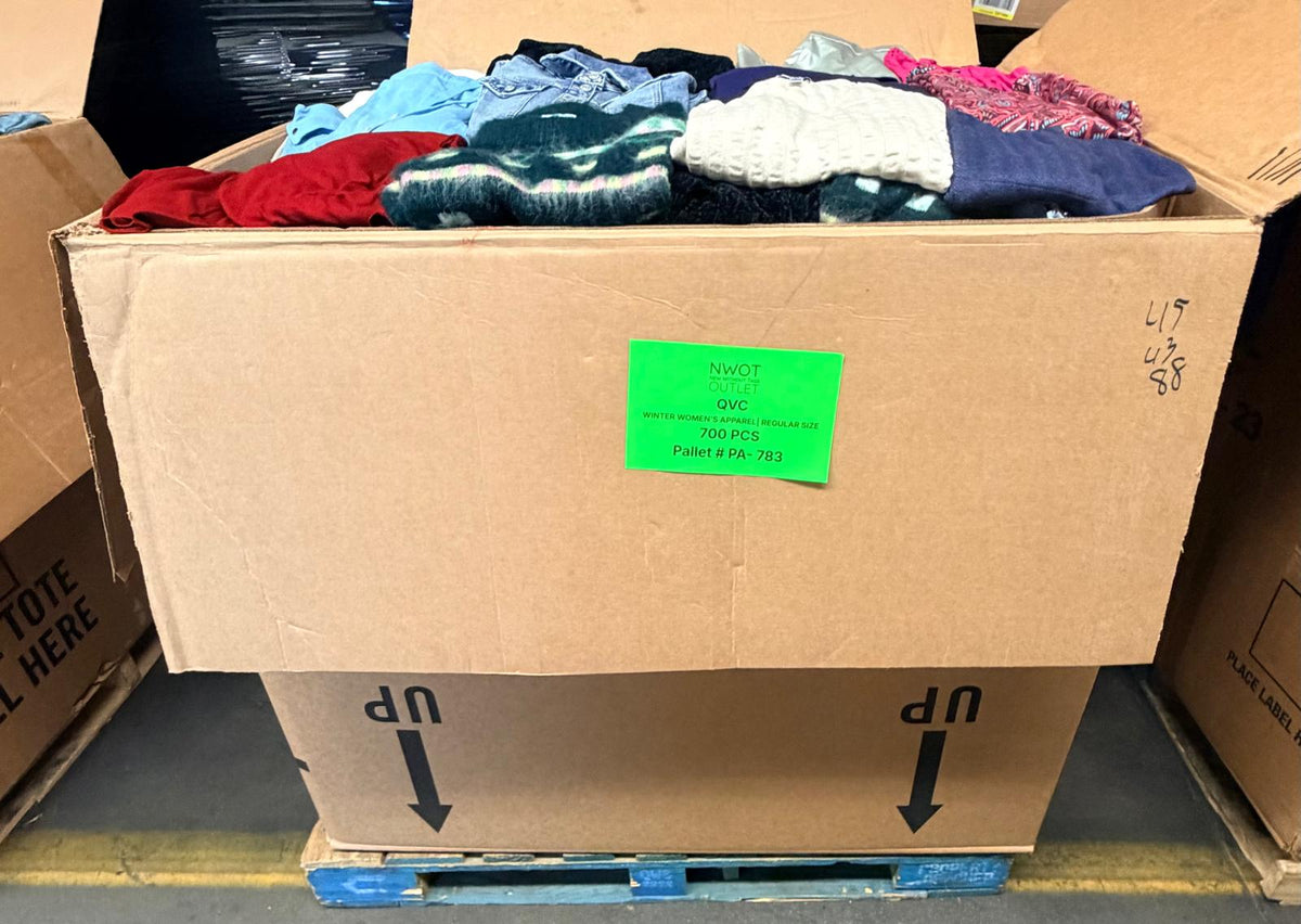 QVC | Assorted Women's Apparel | NWT | 700 Pieces | Pallet #PA-783
