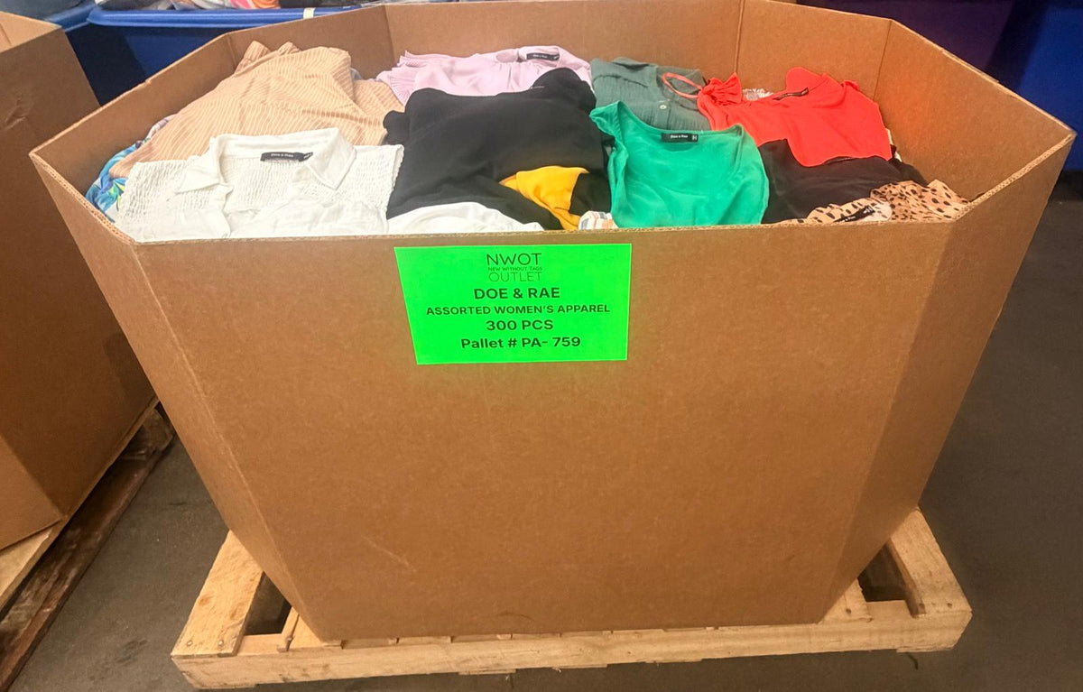 Doe & Rae | Assorted Women's Apparel | NWT | 300 Pieces | Pallet #PA-759