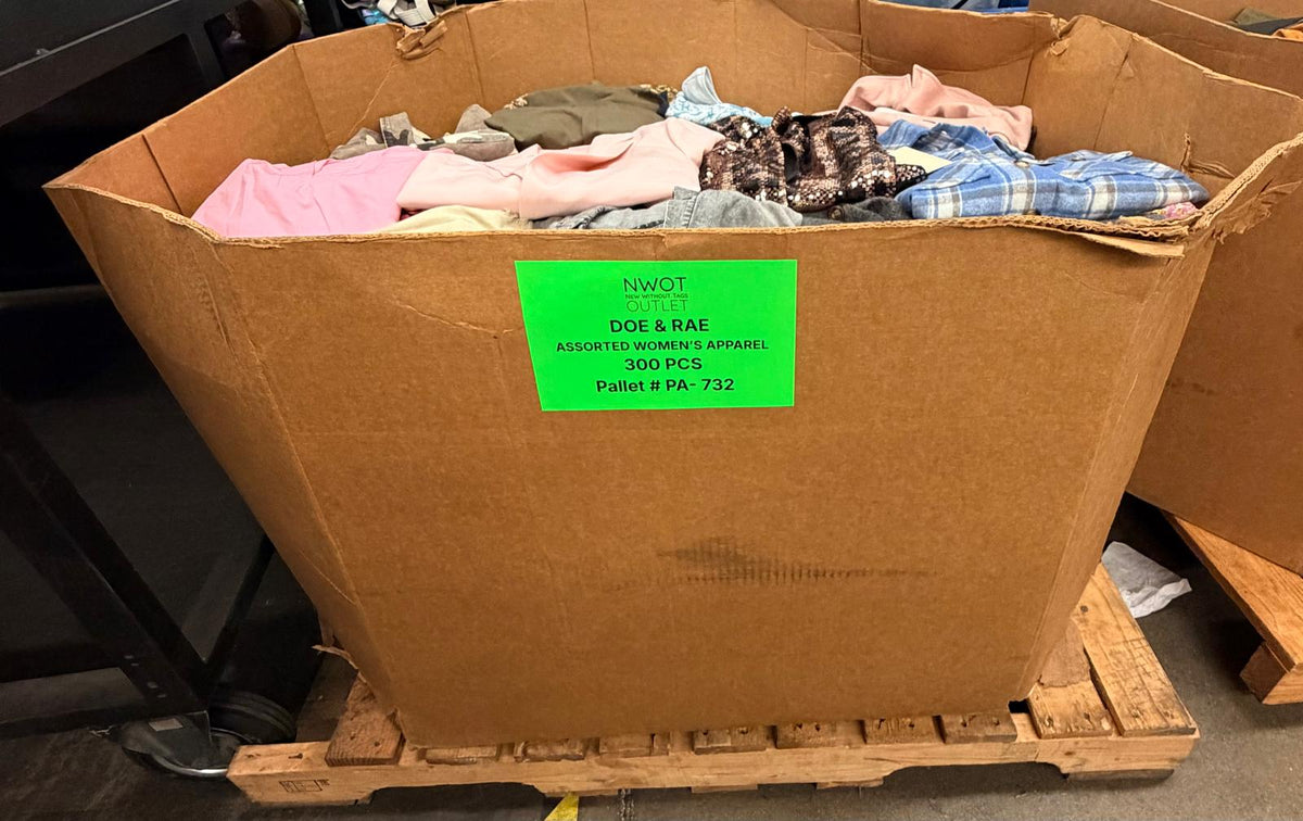 Doe & Rae | Assorted Women's Apparel | NWT | 300 Pieces | Pallet #PA-732