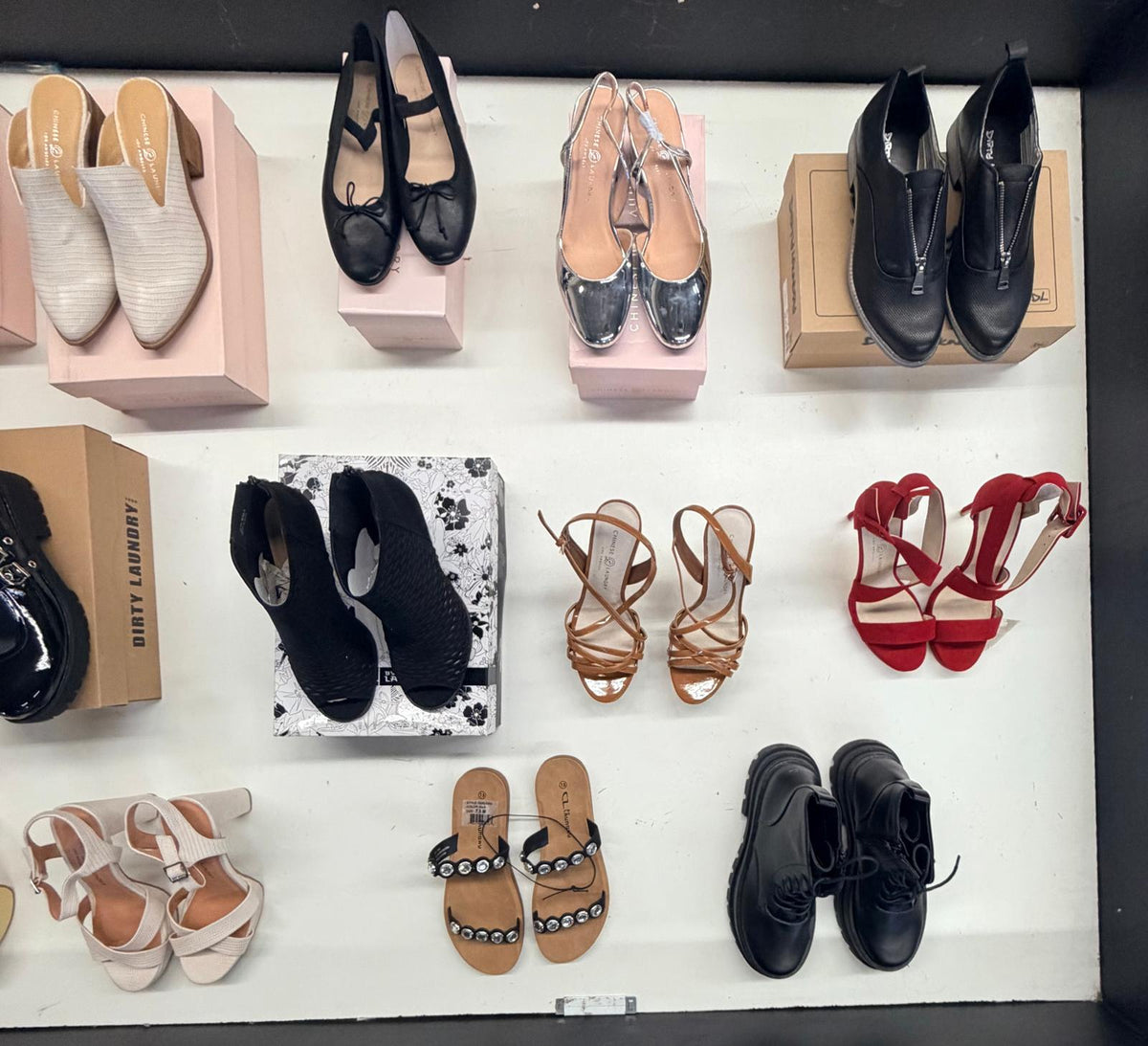 Chinese Laundry | Assorted Women's Footwear | NWT | 19 Pairs | Small Box #SMS-288