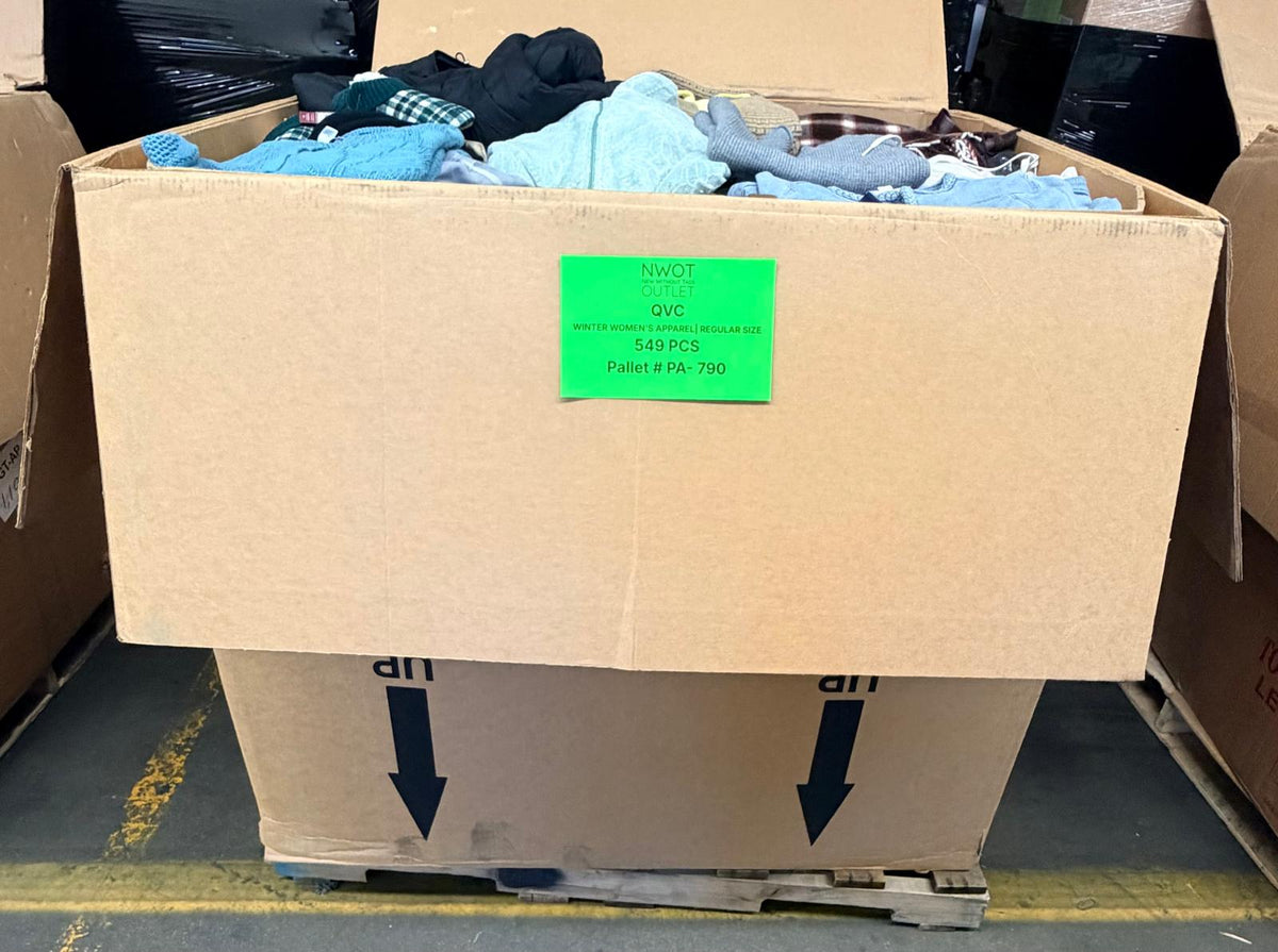 QVC | Assorted Women's Apparel | NWT | 549 Pieces | Pallet #PA-790