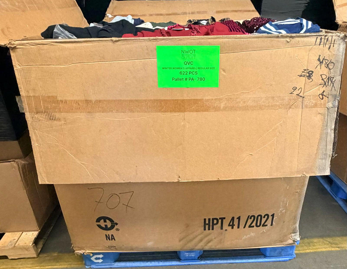 QVC | Assorted Women's Apparel | NWT | 622 Pieces | Pallet #PA-780