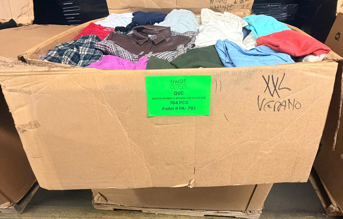 QVC | Assorted Women's Apparel | NWT | 764 Pieces | Pallet #PA-792
