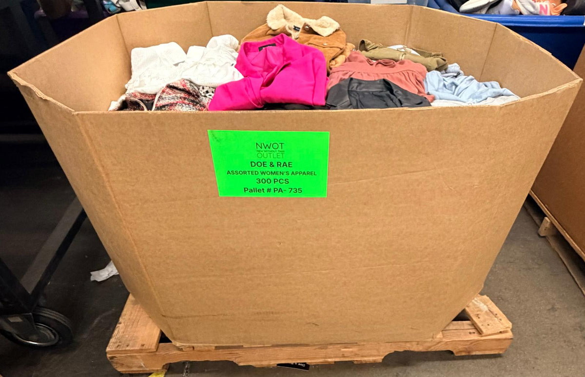 Doe & Rae | Assorted Women's Apparel | NWT | 300 Pieces | Pallet #PA-735