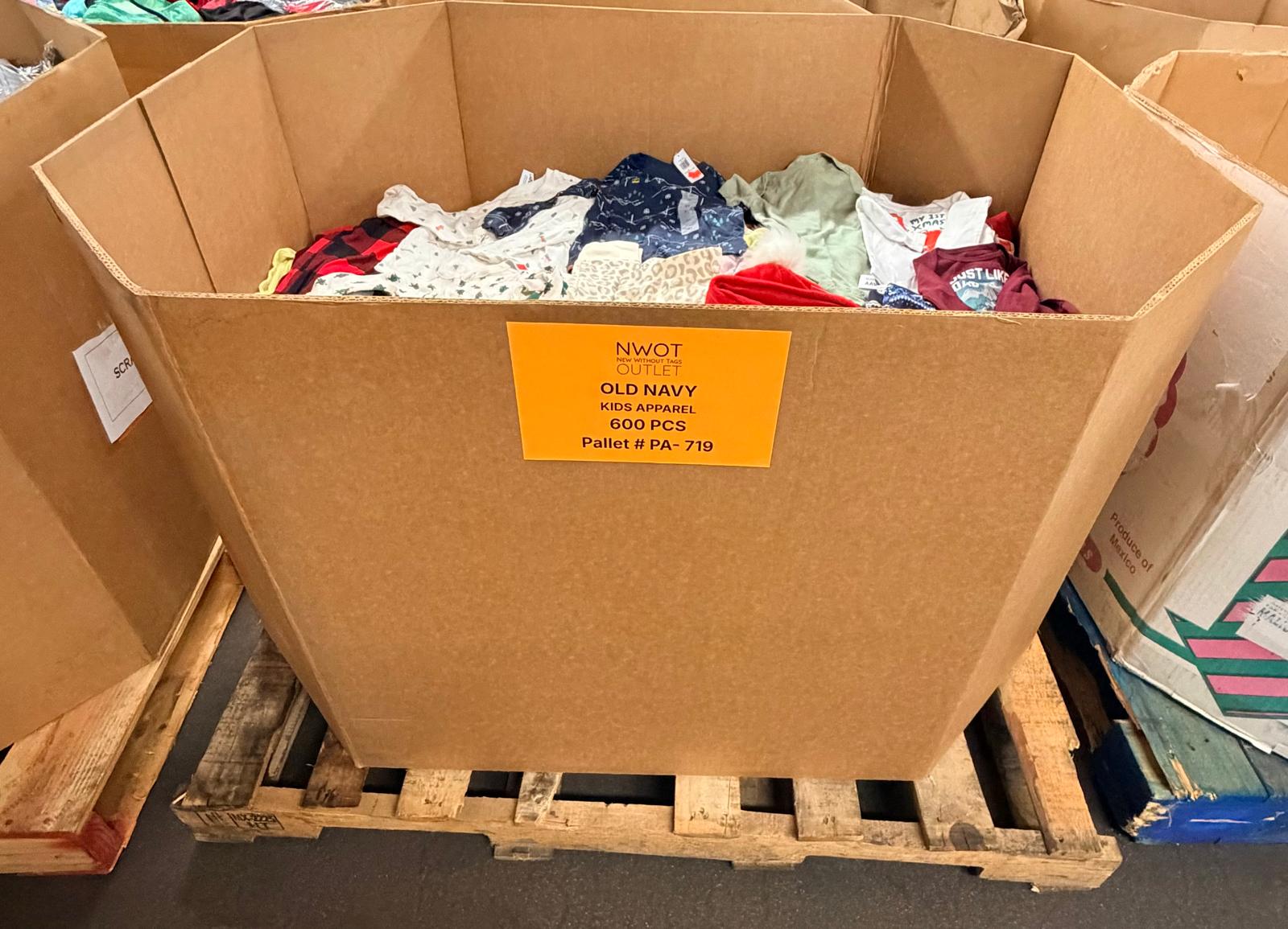 Old Navy | Assorted Kid's Apparel | NWT | 600 Pieces | Pallet #PA-719