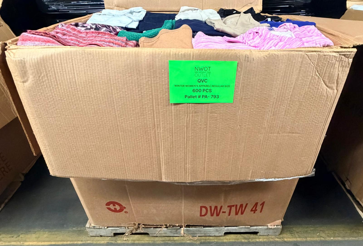 QVC | Assorted Women's Apparel | NWT | 600 Pieces | Pallet #PA-793