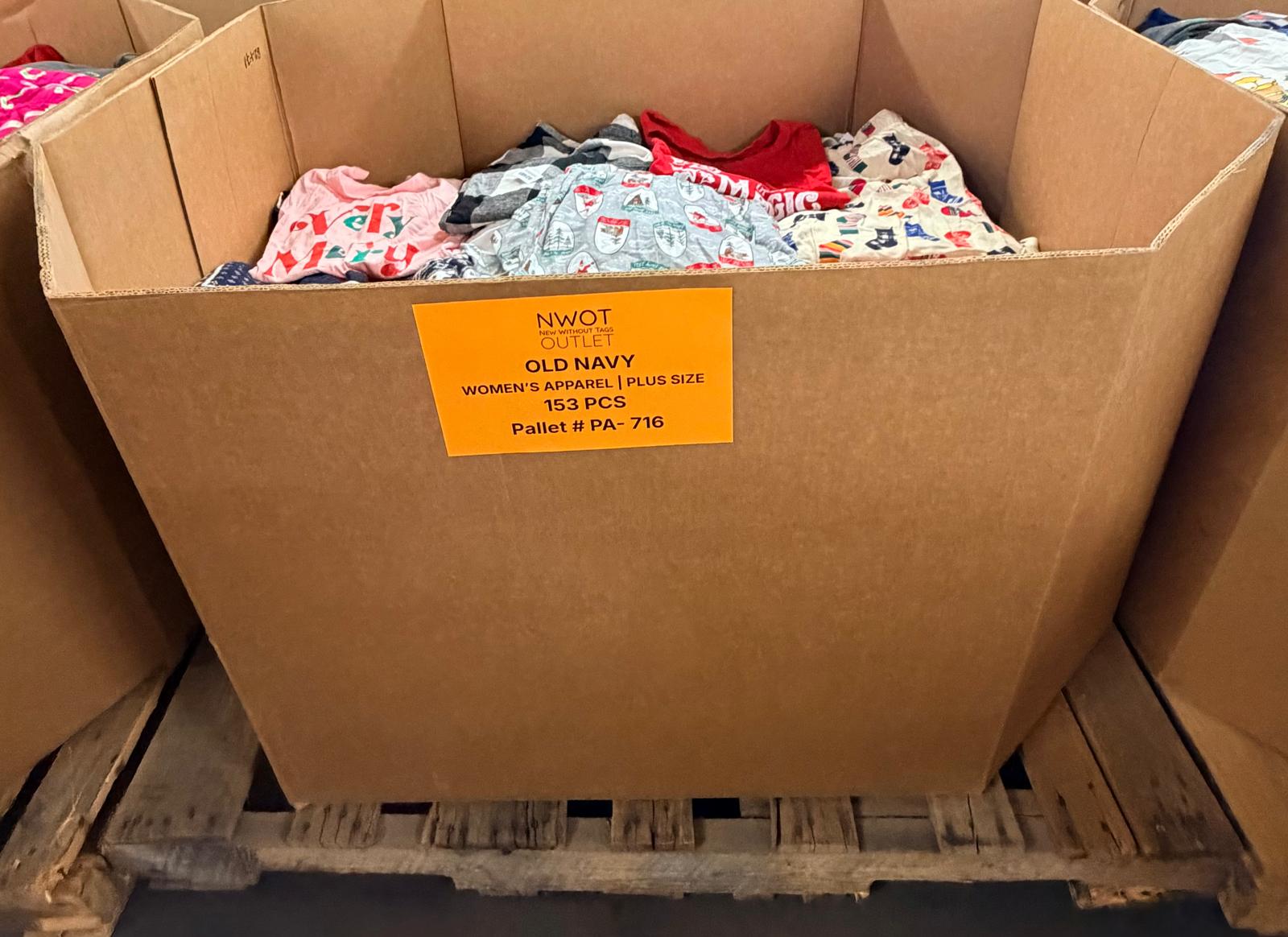Old Navy | Assorted Women's Apparel | NWT | 153 Pieces | Pallet #PA-716