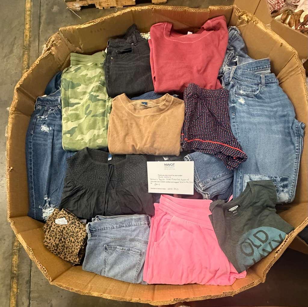 OLD NAVY | Assorted Women's Apparel | NWOT | 600 Pieces | Pallet #PA-594