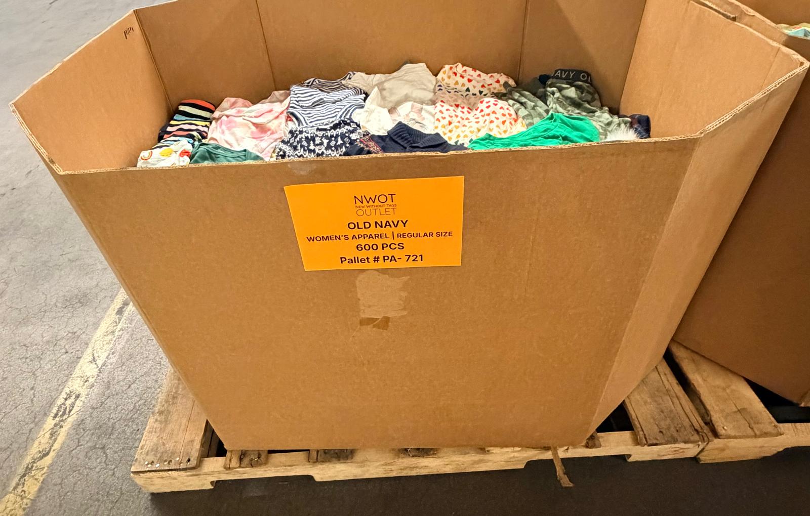 Old Navy | Assorted Women's Apparel | NWT | 600 Pieces | Pallet #PA-721