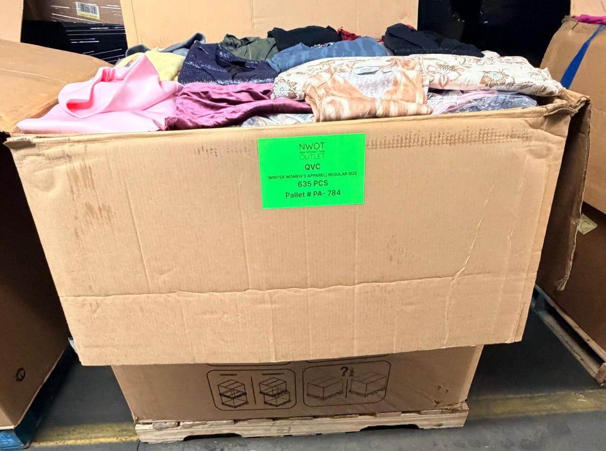 QVC | Assorted Women's Apparel | NWT | 635 Pieces | Pallet #PA-784