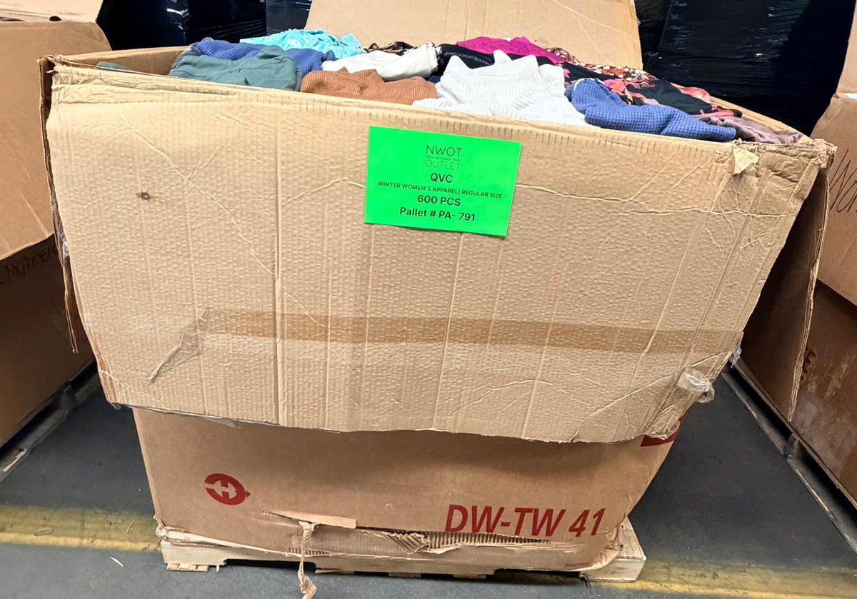 QVC | Assorted Women's Apparel | NWT | 600 Pieces | Pallet #PA-791
