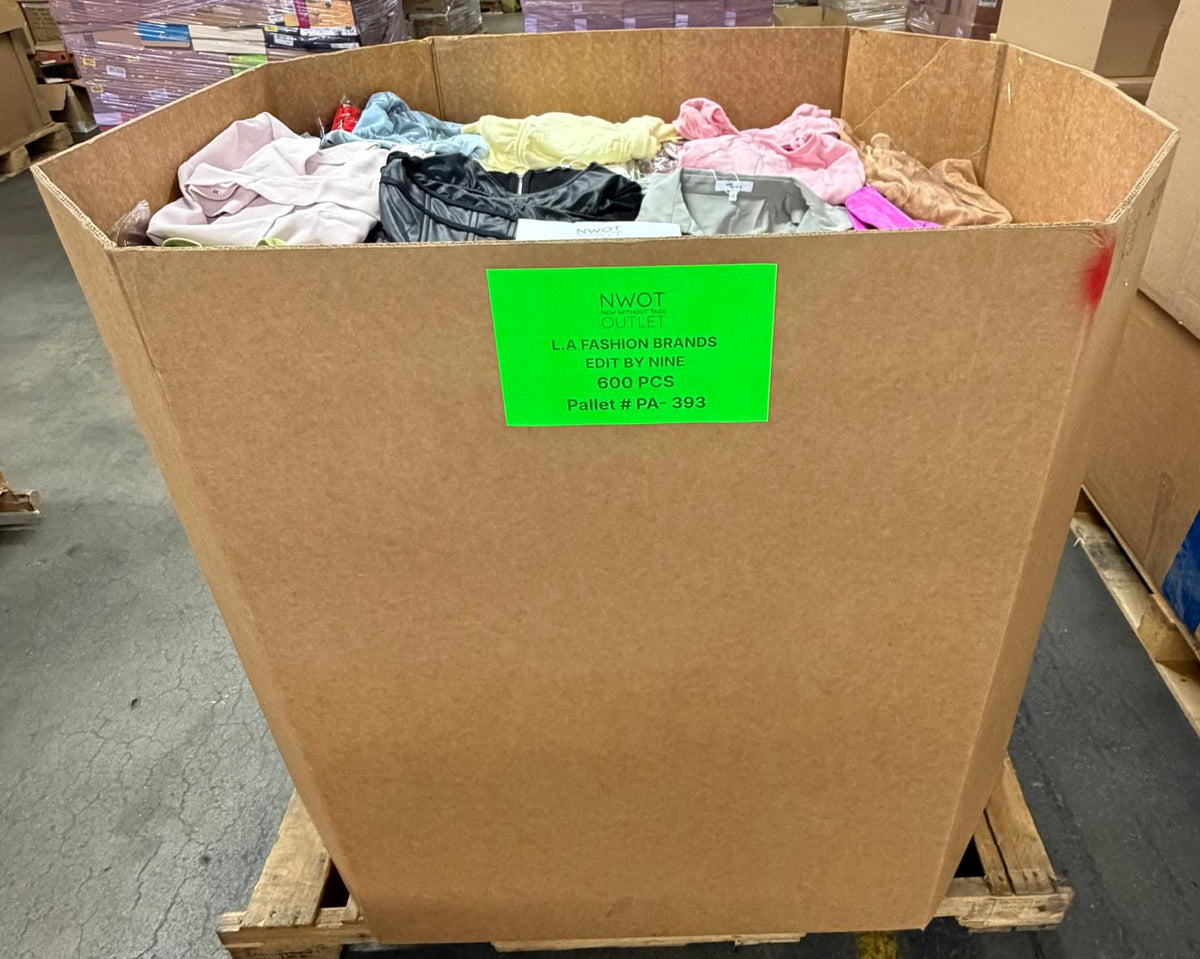 LA FASHION BRANDS EDIT BY NINE | Assorted Women's Apparel | NWT | 600 Pieces | Pallet #PA-393