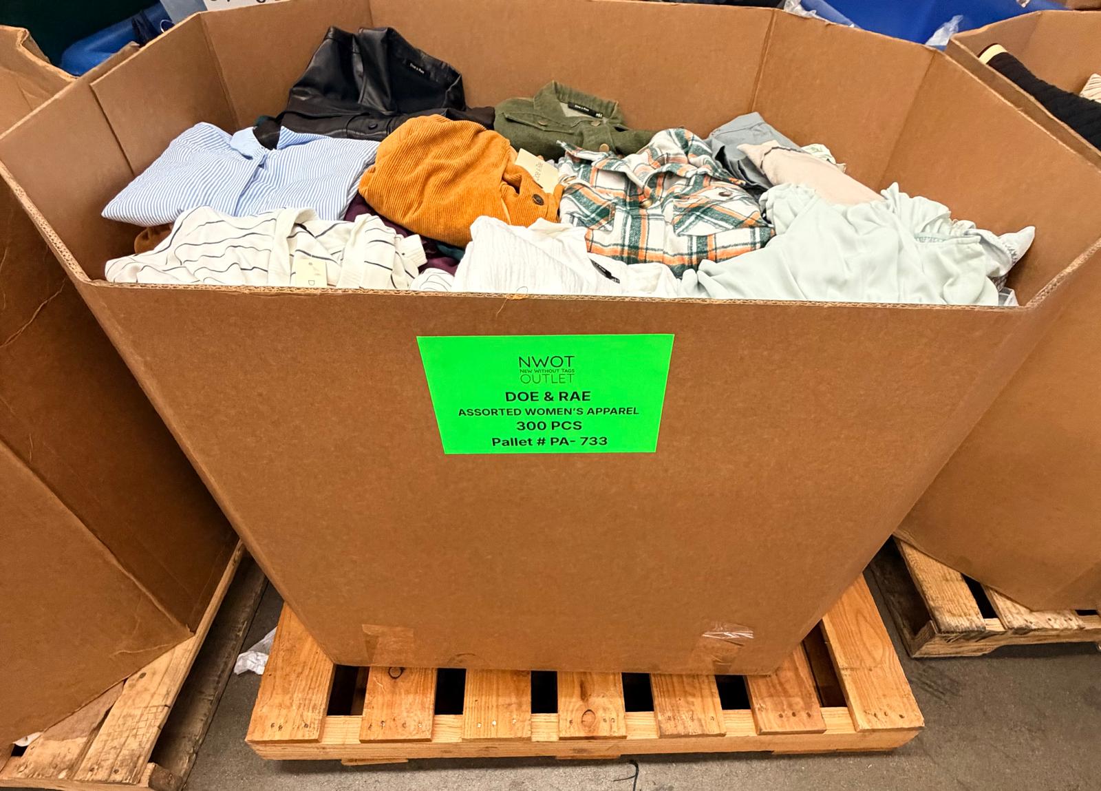 Doe & Rae | Assorted Women's Apparel | NWT | 300 Pieces | Pallet #PA-733