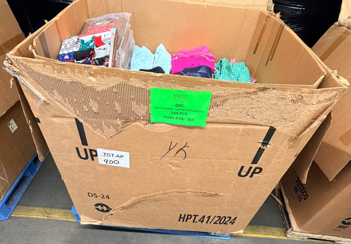 QVC | Assorted Women's Apparel | NWT | 344 Pieces | Pallet #PA-781