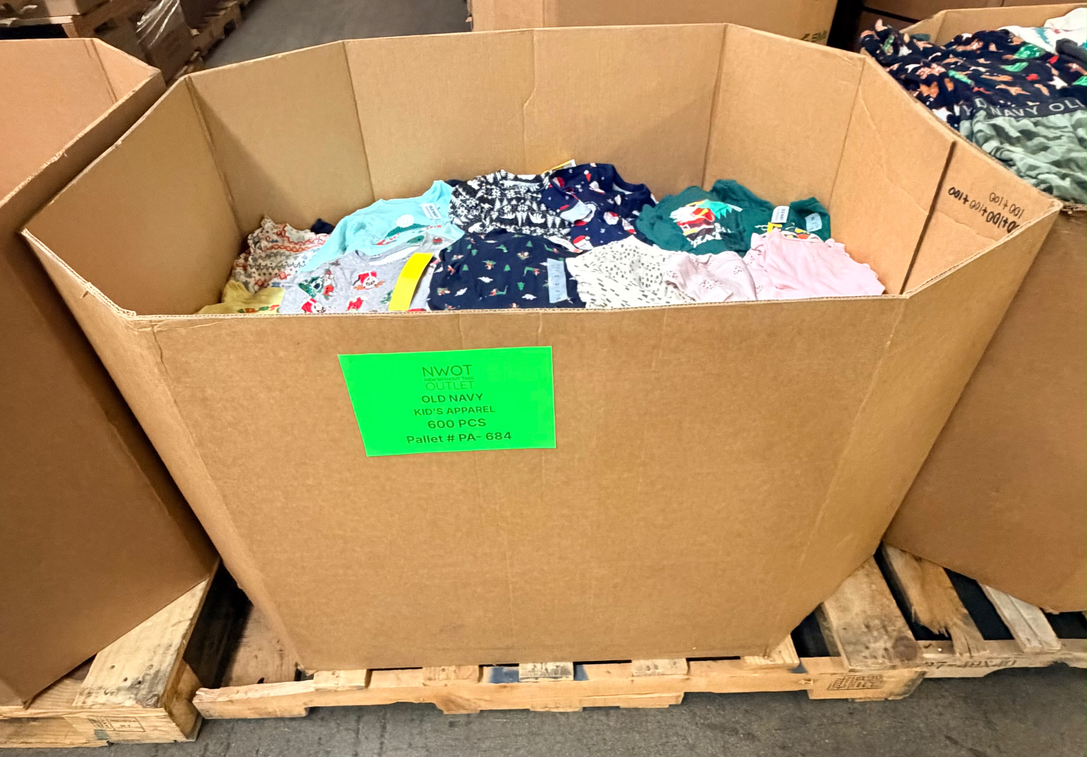 OLD NAVY KID'S APPAREL | Assorted Kid's Apparel | NWT | 600 Pieces | Pallet #PA-684