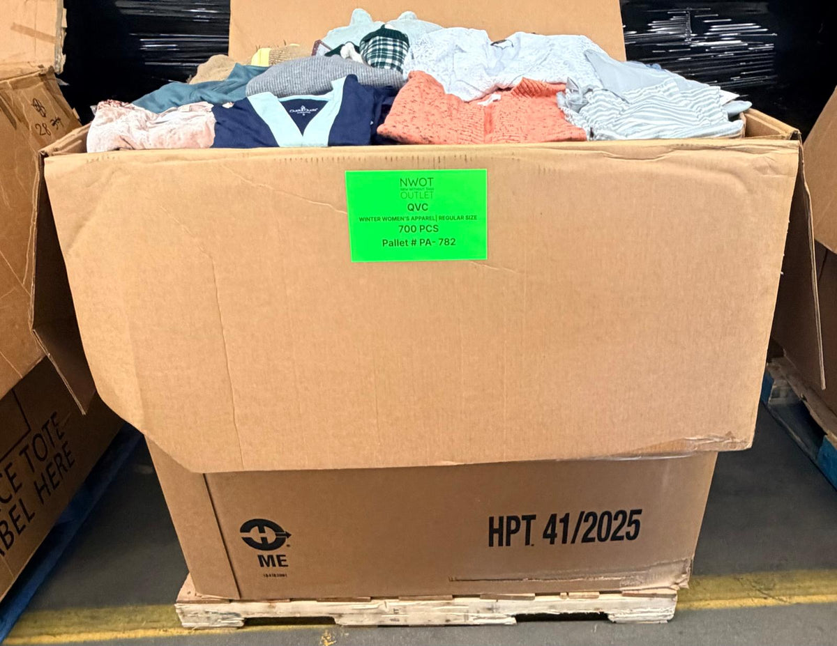 QVC | Assorted Women's Apparel | NWT | 700 Pieces | Pallet #PA-782