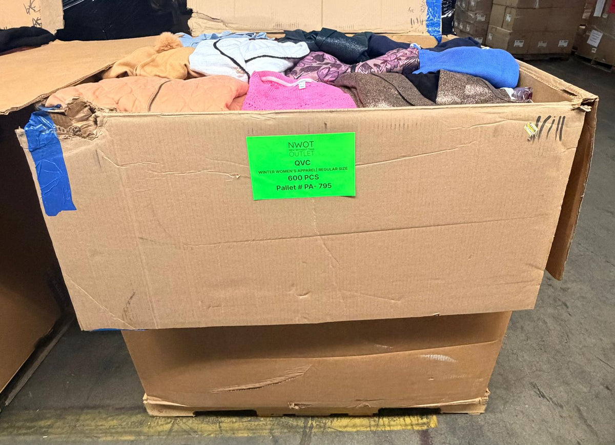 QVC | Assorted Women's Apparel | NWT | 600 Pieces | Pallet #PA-795