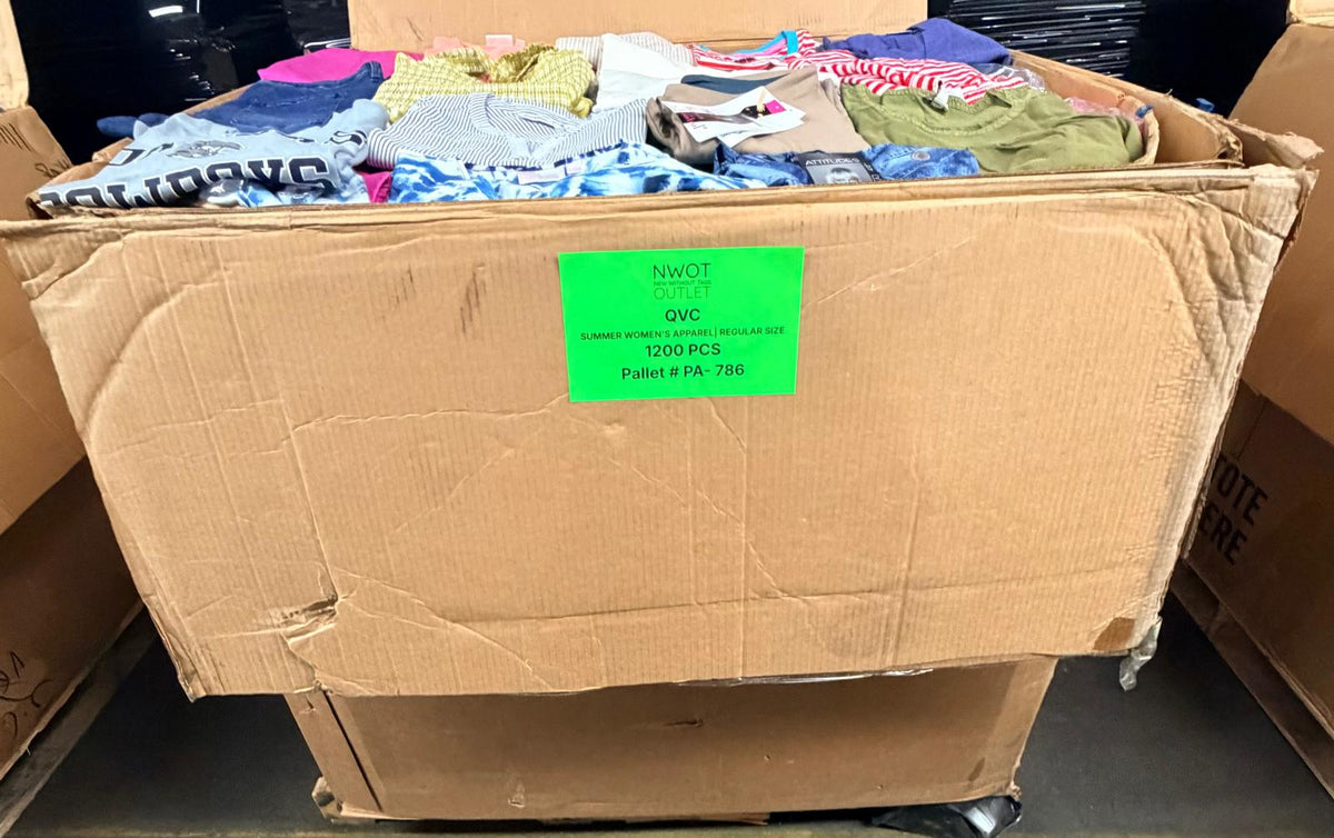 QVC | Assorted Women's Apparel | NWT | 1200 Pieces | Pallet #PA-786