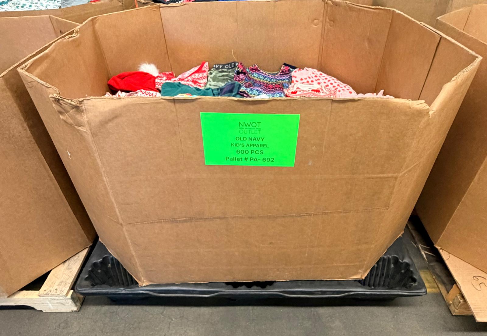 OLD NAVY KIDS APPAREL | Assorted Kid's Apparel | NWT | 600 Pieces | Pallet #PA-692