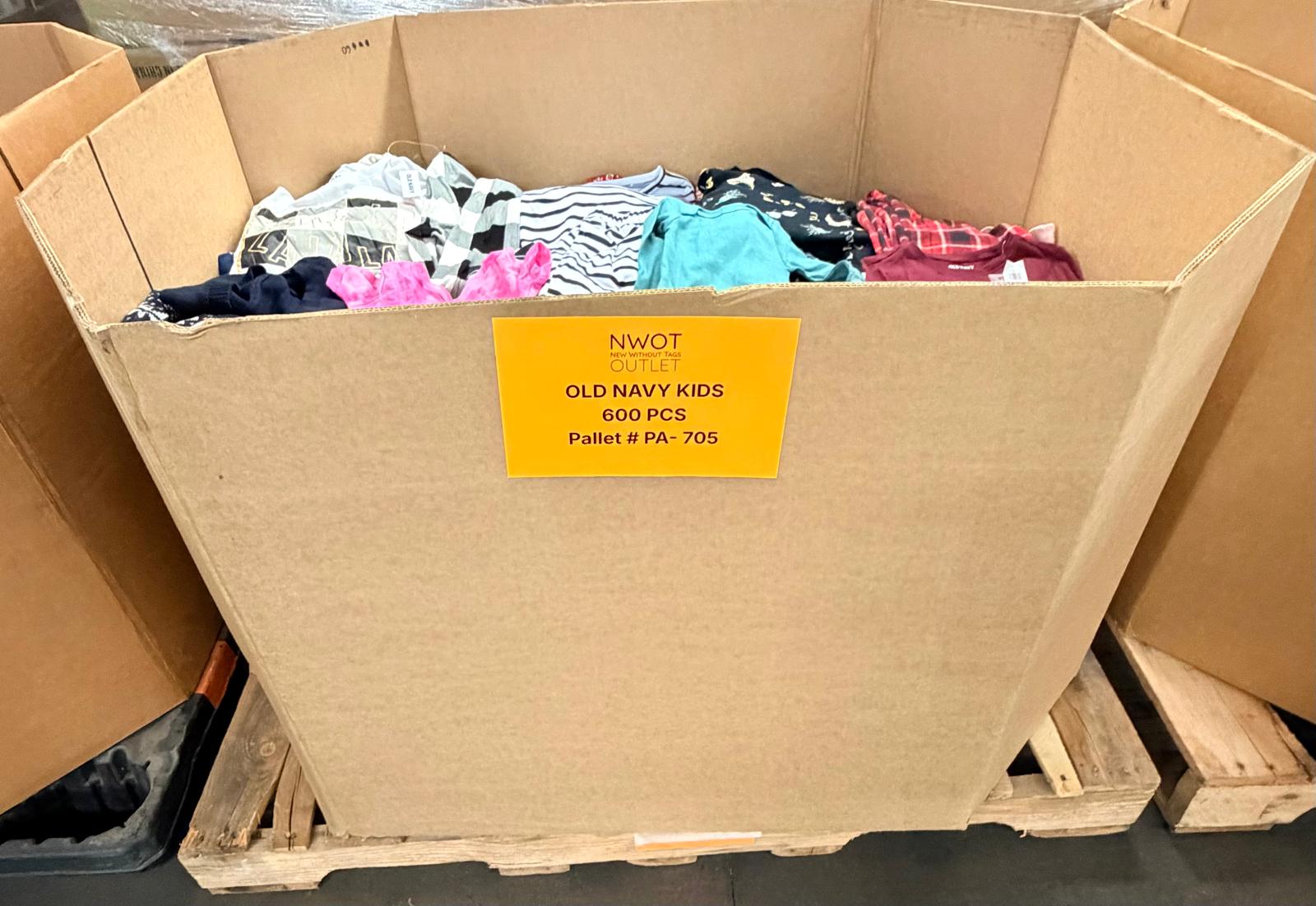 OLD NAVY KIDS | Assorted Kid's Apparel | NWT | 600 Pieces | Pallet #PA-705