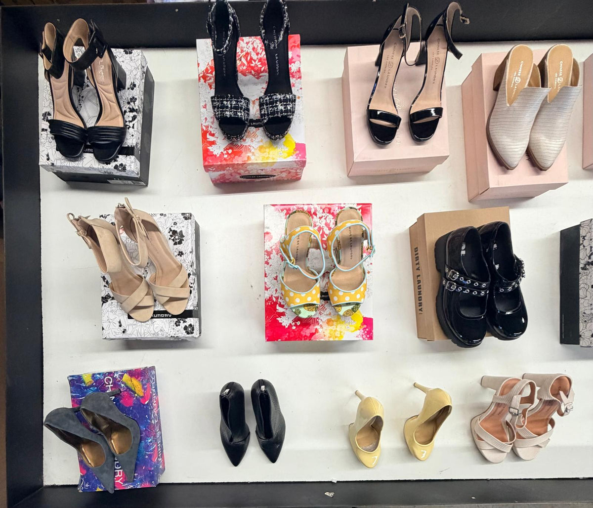Chinese Laundry | Assorted Women's Footwear | NWT | 19 Pairs | Small Box #SMS-288