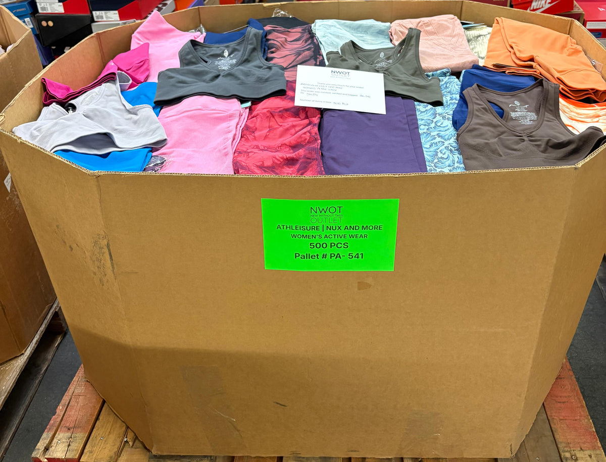 ATHLEISURE/NUX AND MORE WOMEN'S  ACTIVE WEAR | Assorted Women's Apparel | NWT | 500 Pieces | Pallet #PA-541