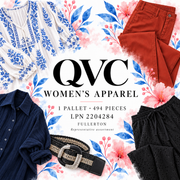 QVC representative assortment — LPN 2204284 — one pallet, 494 pieces — Fullerton