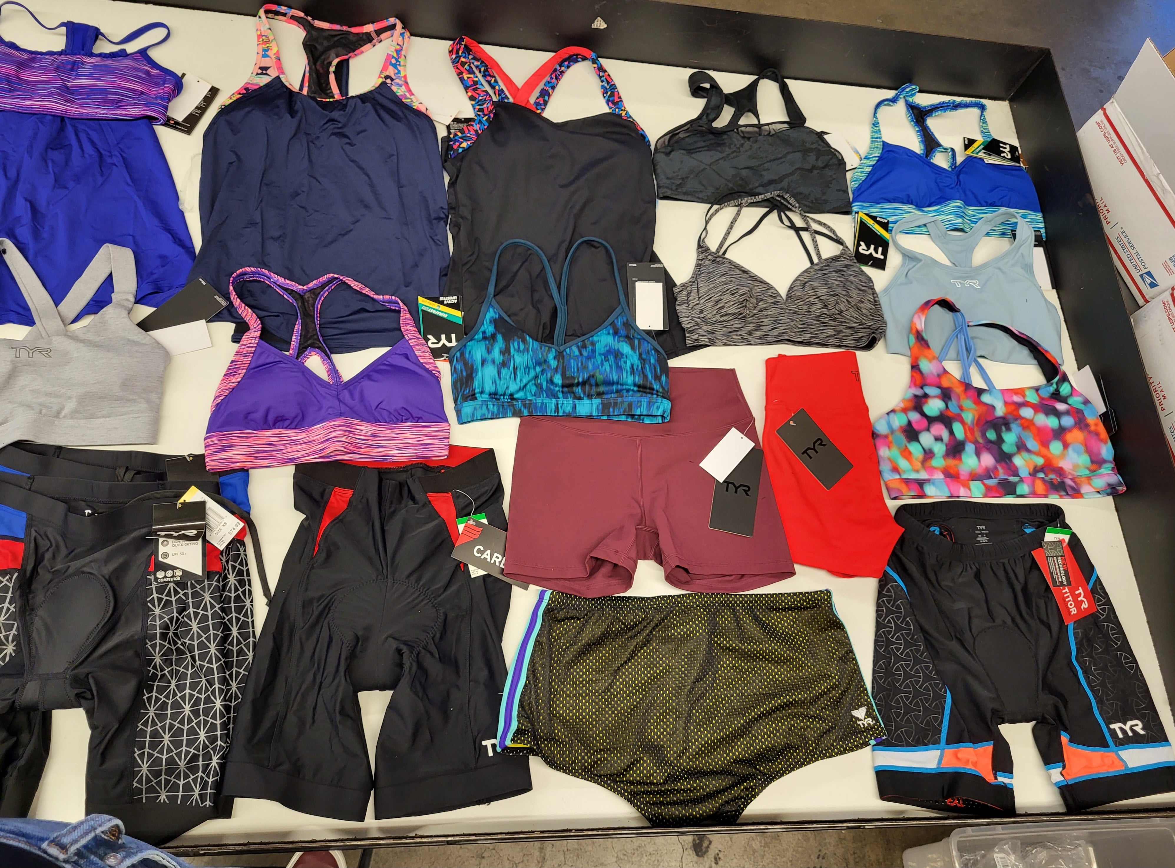 TYR SPORT WOMENS HIGH PERFORMANCE | Assorted Women's Apparel | NWT | 25 Pieces | Small Box #SMA 568
