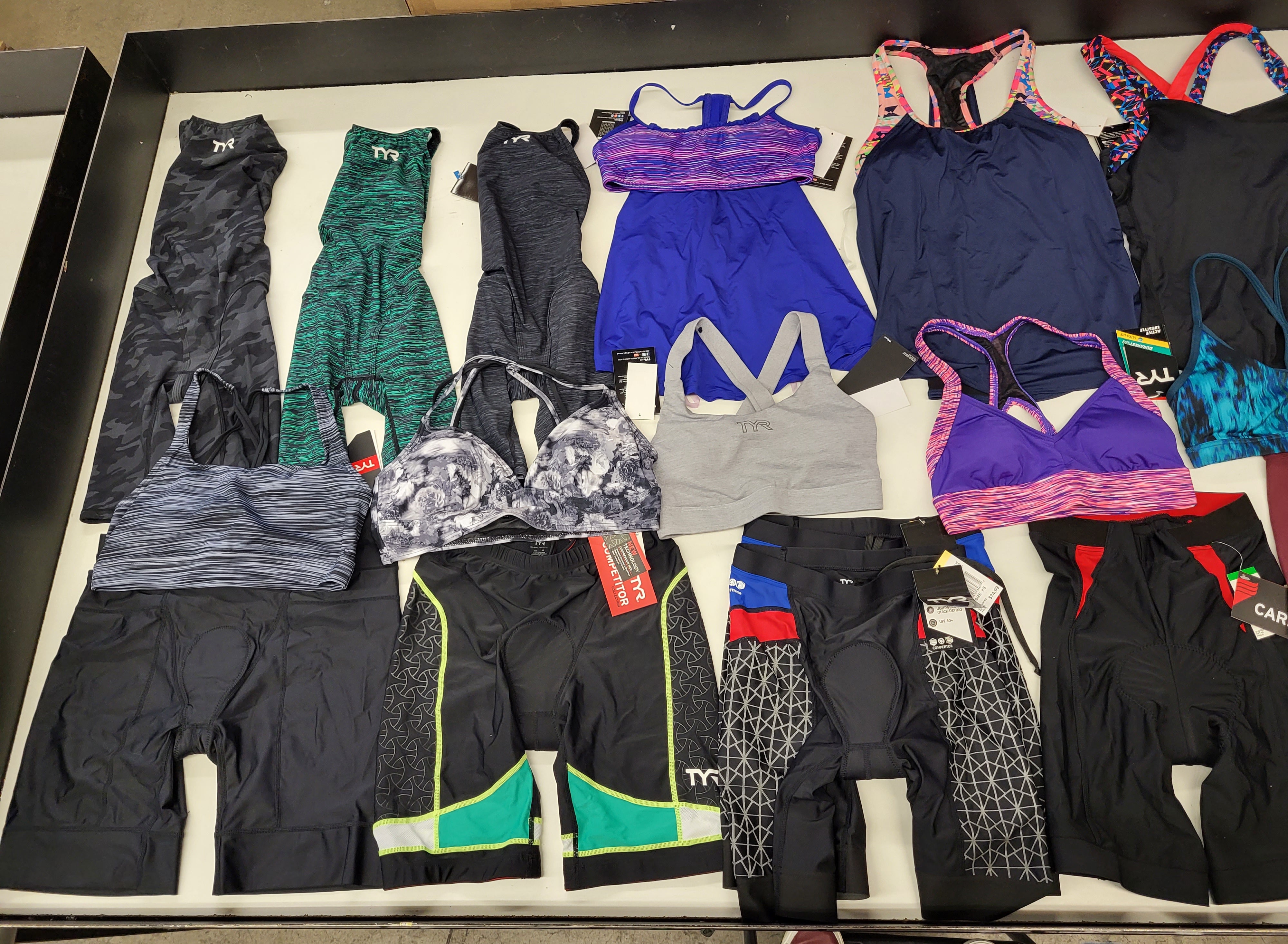 TYR SPORT WOMENS HIGH PERFORMANCE | Assorted Women's Apparel | NWT | 25 Pieces | Small Box #SMA 568