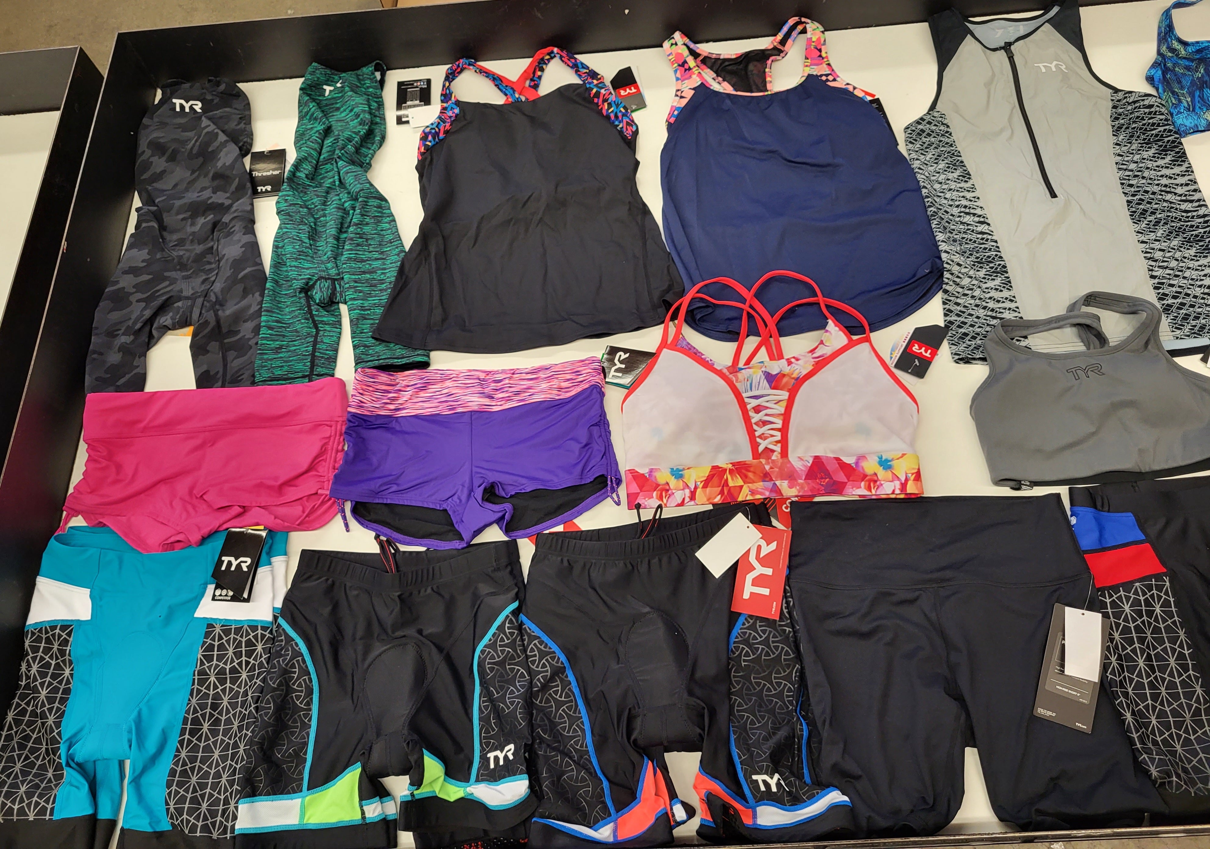 TYR SPORT WOMENS HIGH PERFORMANCE | Assorted Women's Apparel | NWT | 25 Pieces | Small Box #SMA 571