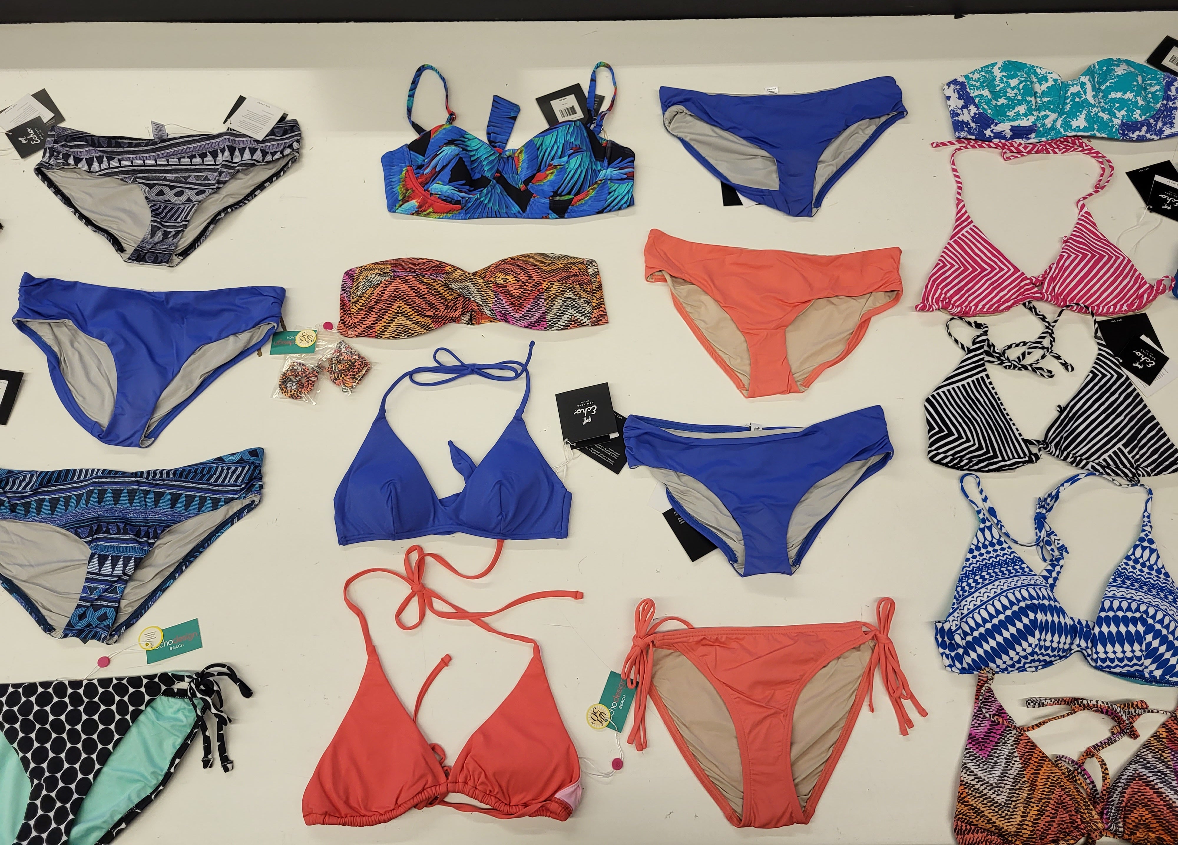 ECHO NEW YORK WOMEN'S COVER-UPS AND SWIMWEAR | Assorted Women's Apparel | NWT | 25 Pieces | Small Box #SMA 576