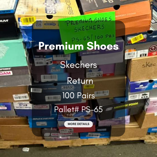Premium Shoes | Skechers  | Returns  |100 pairs | Pallets # PS-65